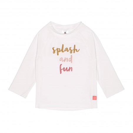 Tshirt lycra fille Splash et Fun pink