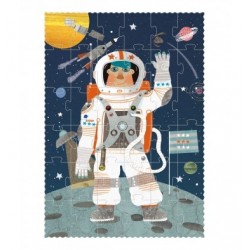 Puzzle tube astronaute