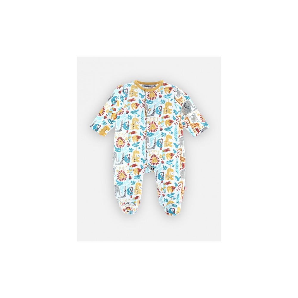 Pyjama jersey imprimé - Savane - Noukies