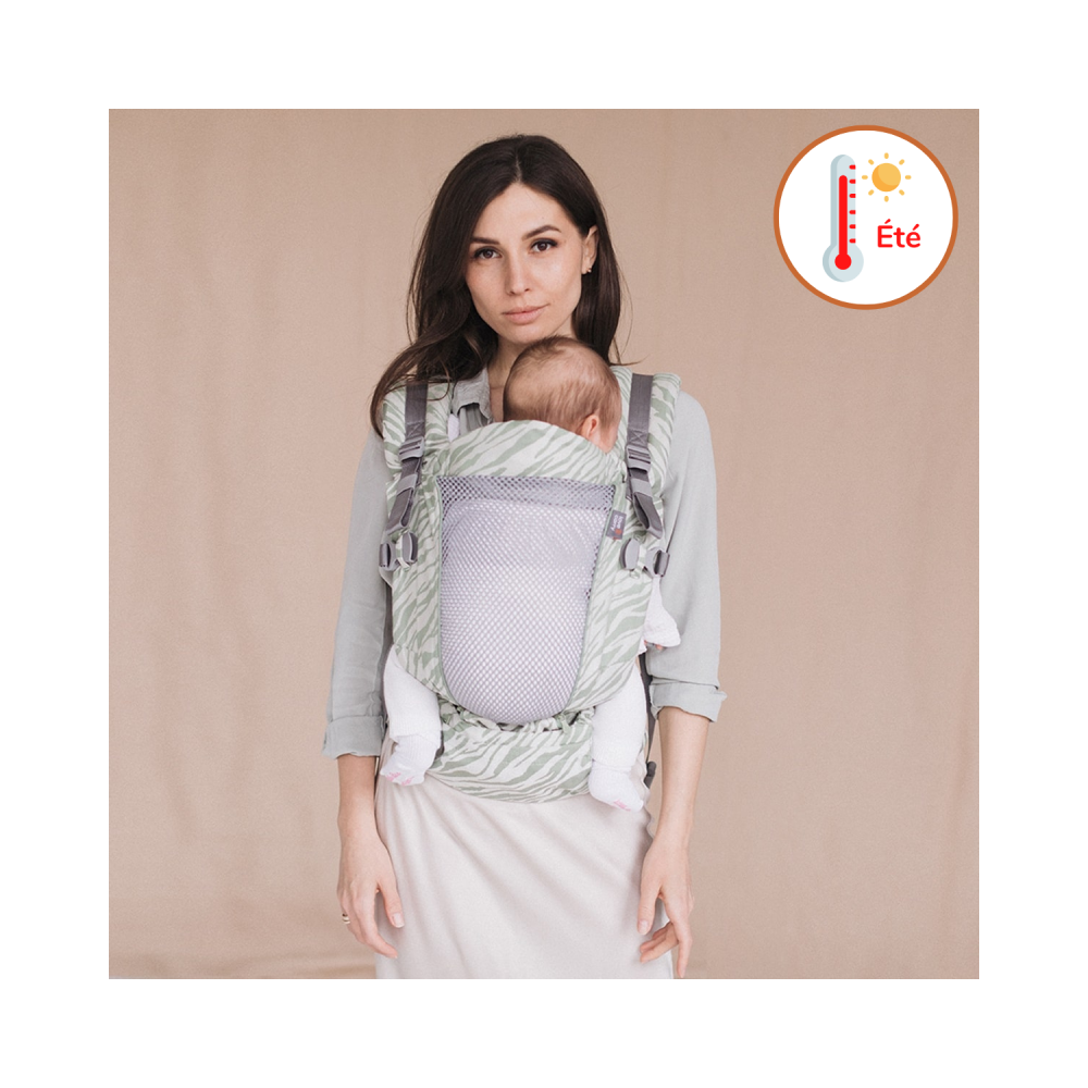 Porte bébé physiologique One - lemongrass - Love & Carry - Nature & Bambins
