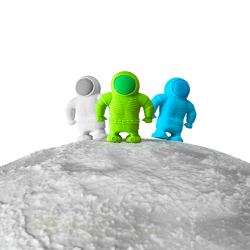 Gommes astronautes - Lot de 3 - Ooly