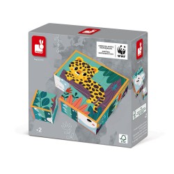Cubes en carton Animaux - Partenariat WWF® - Janod