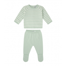 Set maille Pyjama 2 pcs - Mini Green