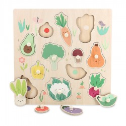 Encastrement en bois - Légumes - Sarah Betz - Vilac
